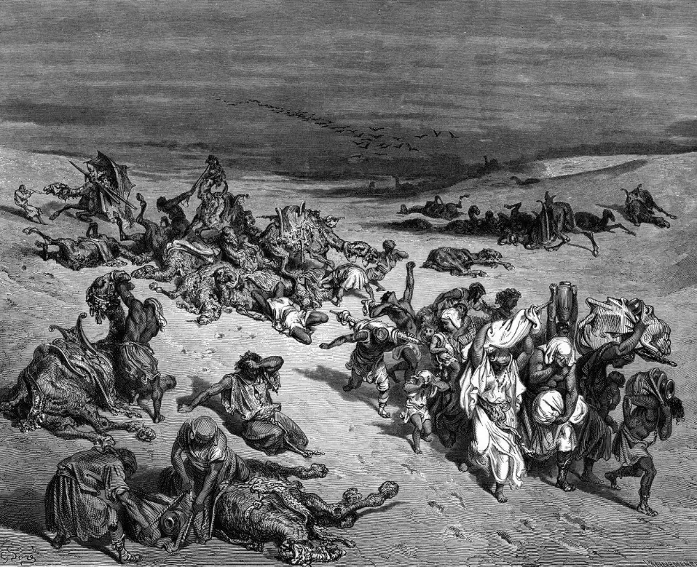 Illustration for the Bible word "pestilence".