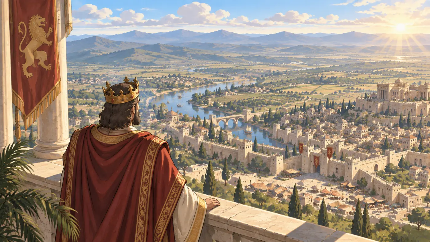 Illustration for the Bible word "reign".